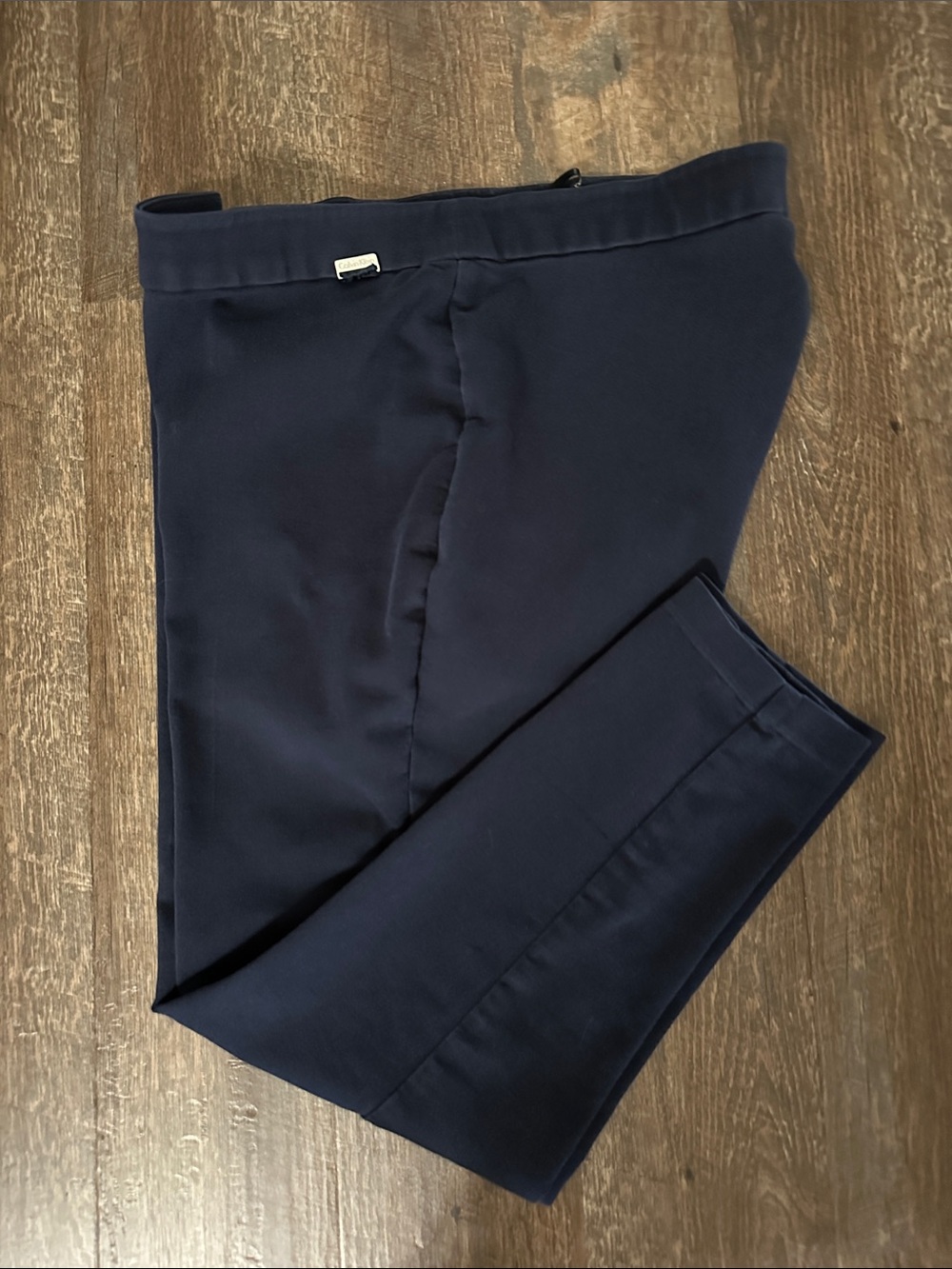 Calvin Klein Navy Stretch Ankle Pants 1X